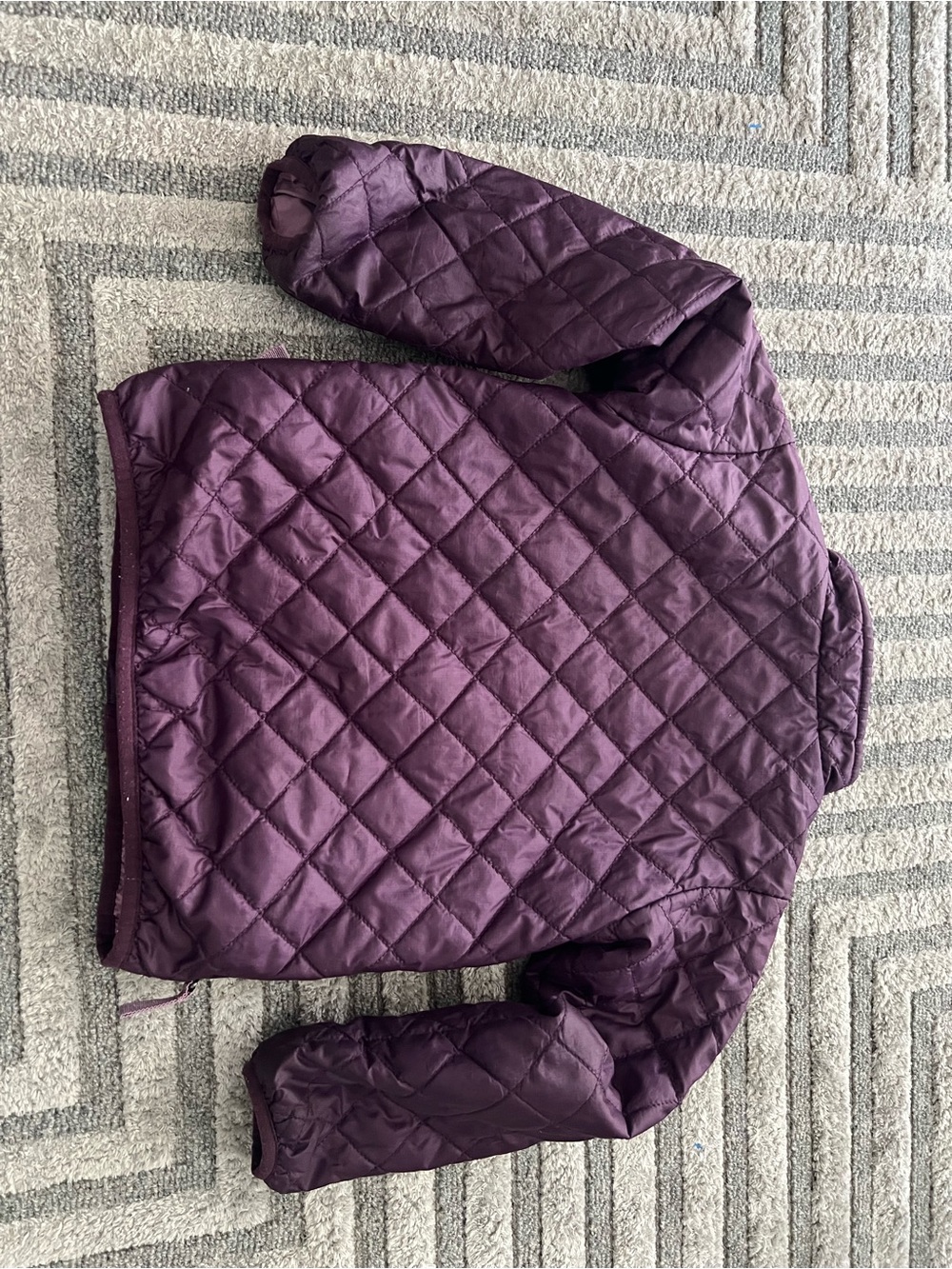 Patagonia Kids Quilted Puffer Jacket - Deep Plum - Picture 4 of 4